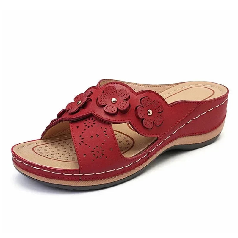 Damen Keilsandalen Turquoise 9