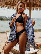 Strandüberwurf Blau, leicht und stilvoll, ideal für den Sommer