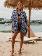 Strandüberwurf Blau, leicht und stilvoll, ideal für den Sommer 5