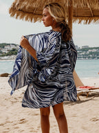 Strandüberwurf Blau, leicht und stilvoll, ideal für den Sommer 6