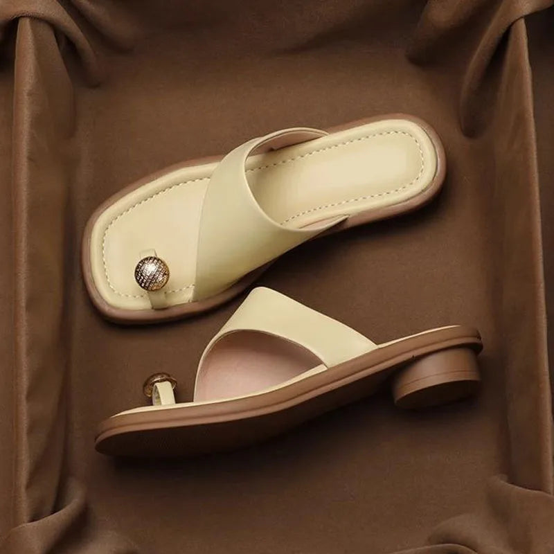 Sandalen in Grün für Damen mit Blockabsatz 4