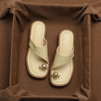 Elegante Leder Sandalen für Frauen mit quadratischem Zeh und Blockabsatz. 5