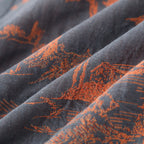 Herren-Kimono-Bademantel in Blau und Grün 6