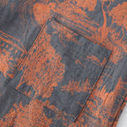 Herren-Kimono-Bademantel in Blau und Grün 7
