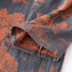 Herren-Kimono-Bademantel in Blau und Grün 8