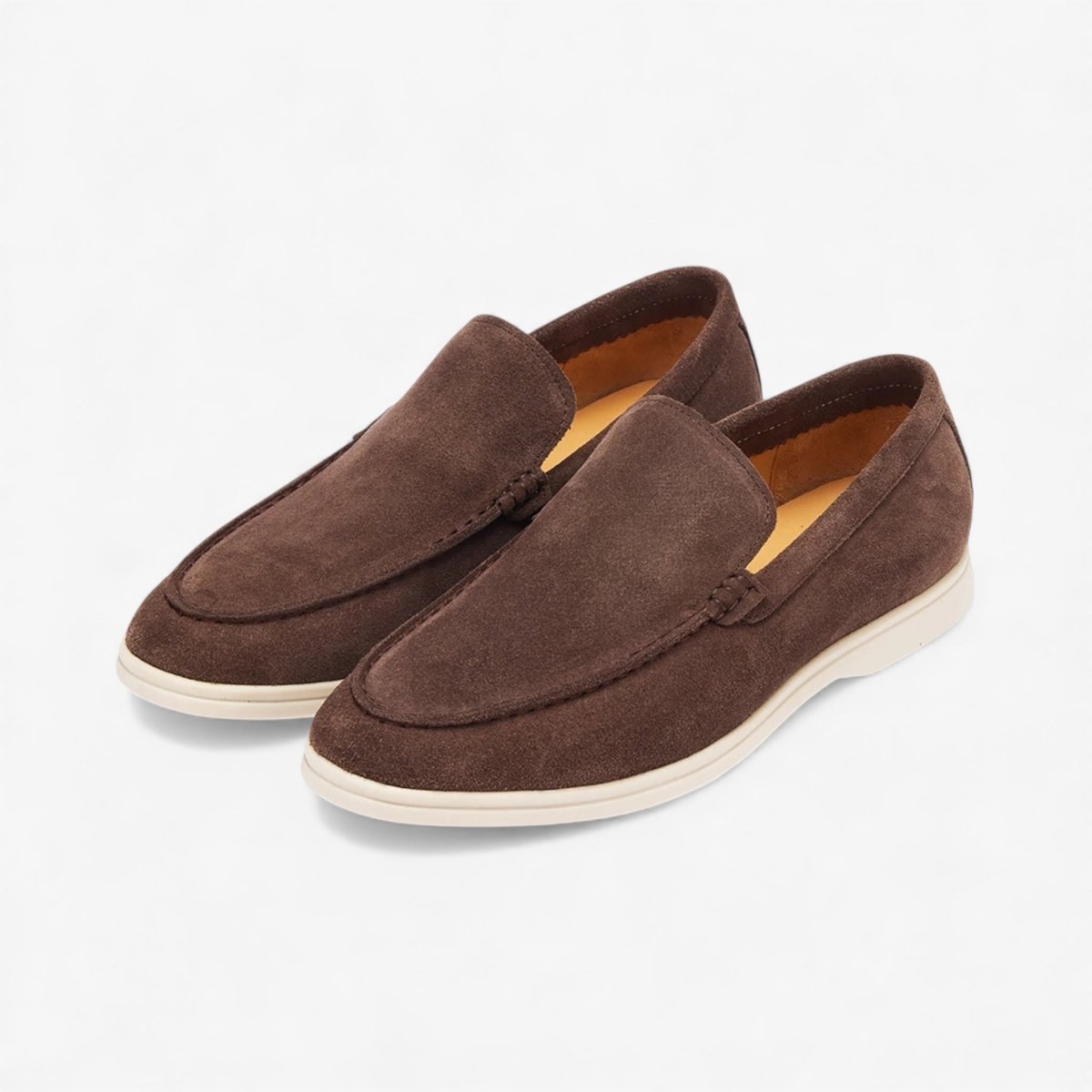 Herren klassische Wildleder Slipper in elegantem Design