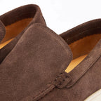 Herren klassische Wildleder Slipper in elegantem Design 10