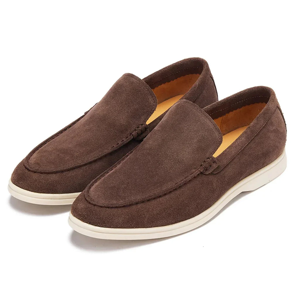 Herren klassische Wildleder Slipper in elegantem Design 3