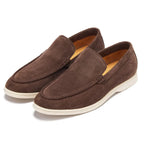 Herren klassische Wildleder Slipper in elegantem Design 3
