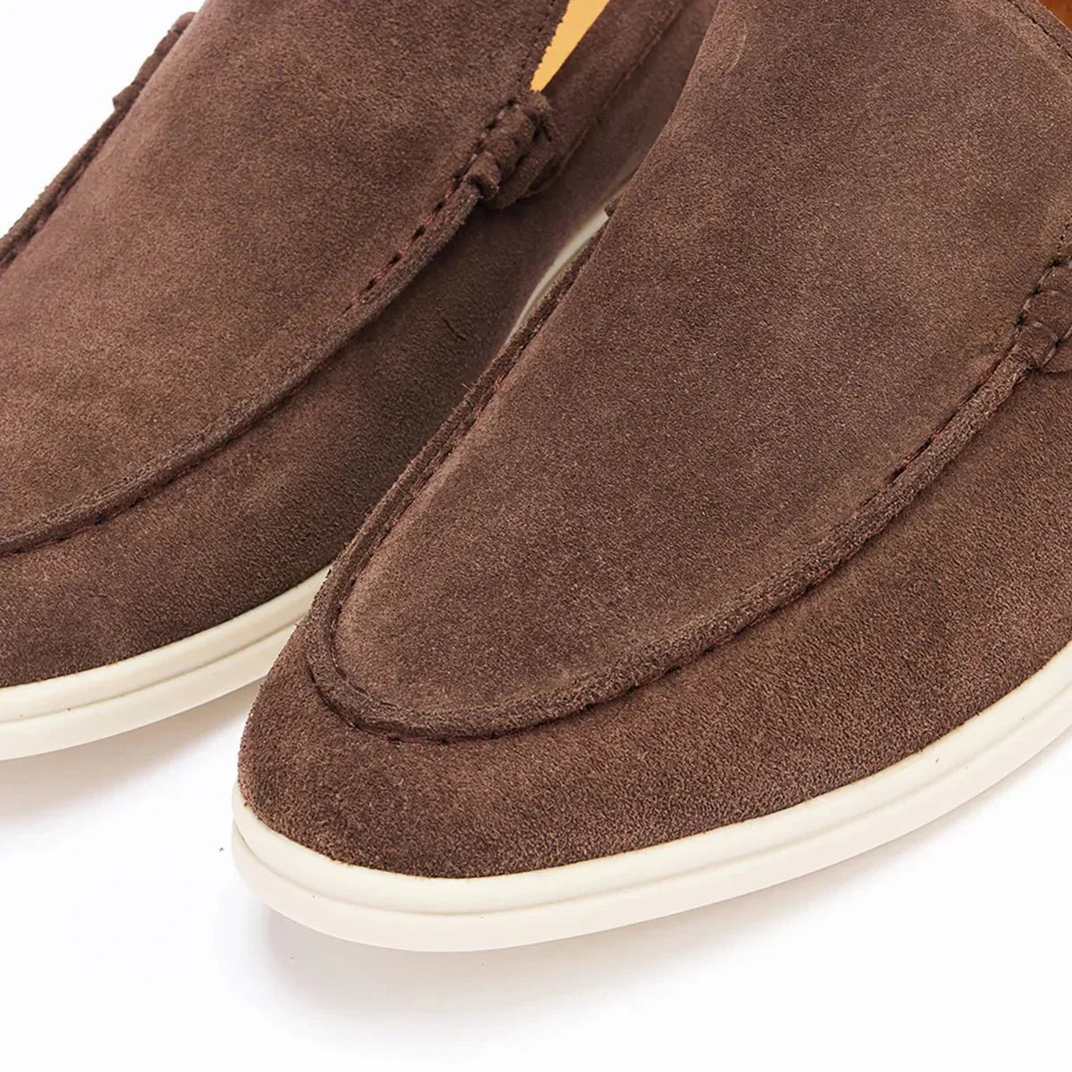 Herren klassische Wildleder Slipper in elegantem Design 9