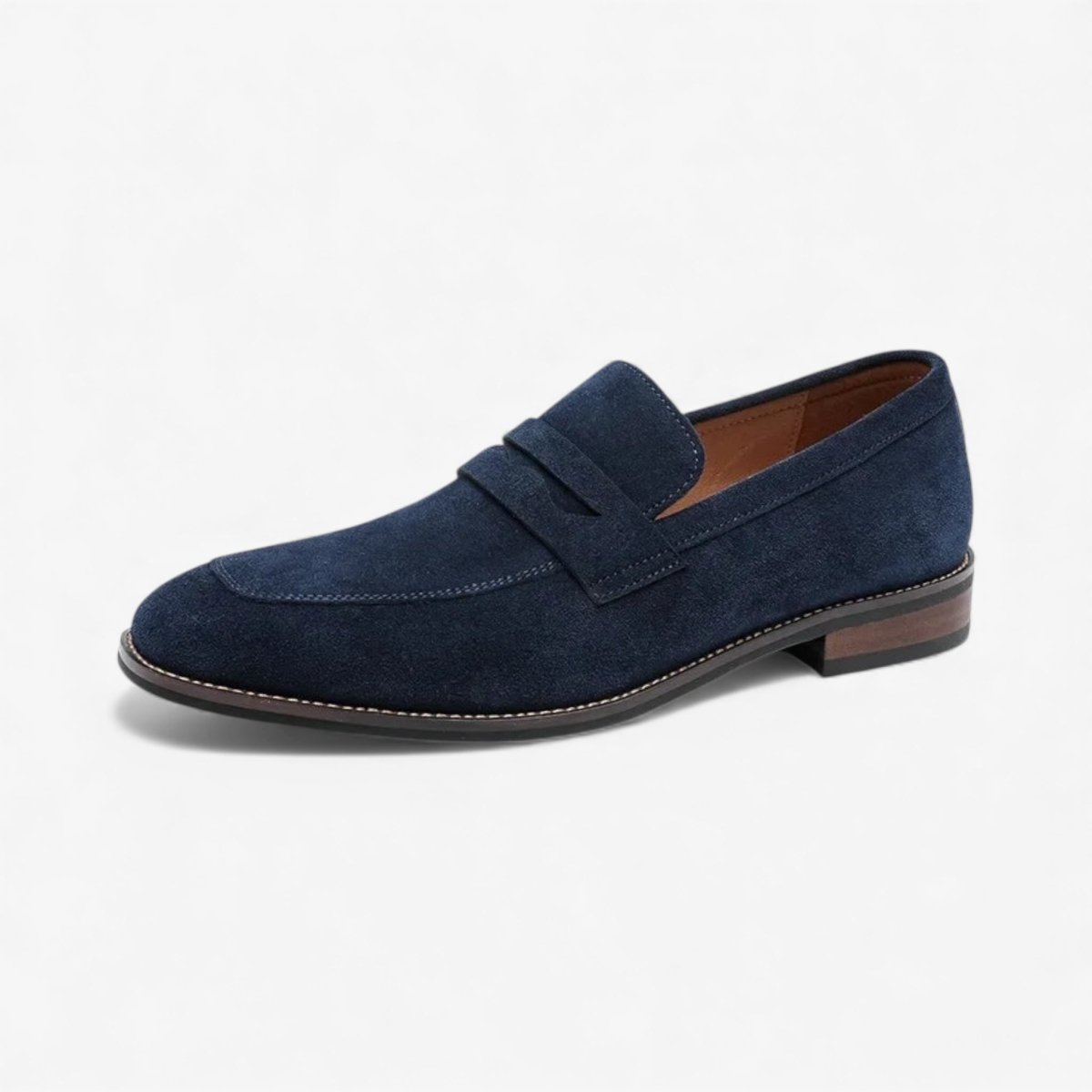 Elegante Herren Wildleder Penny Loafers für Business und formelle Anlässe.