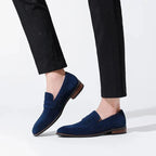 Elegante Herren Wildleder Penny Loafers für Business und formelle Anlässe. 5