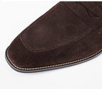 Elegante Herren Wildleder Penny Loafers für Business und formelle Anlässe. 7