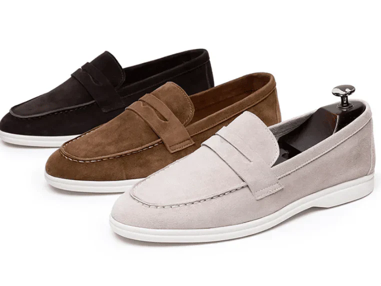 Herren Wildleder Penny Loafers in verschiedenen Farben und Größen. 4