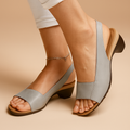 Leichte Damen Sommerschuhe mit verstellbaren Riemen für den Sommer. 2