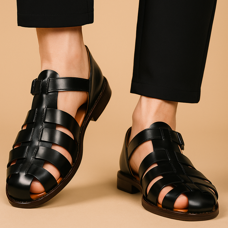 Elegante lila Sommer Sandalen für Frauen, verstellbar und bequem. 7