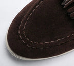 Männer Wildleder Quasten Slipper in eleganter Ausführung. 8