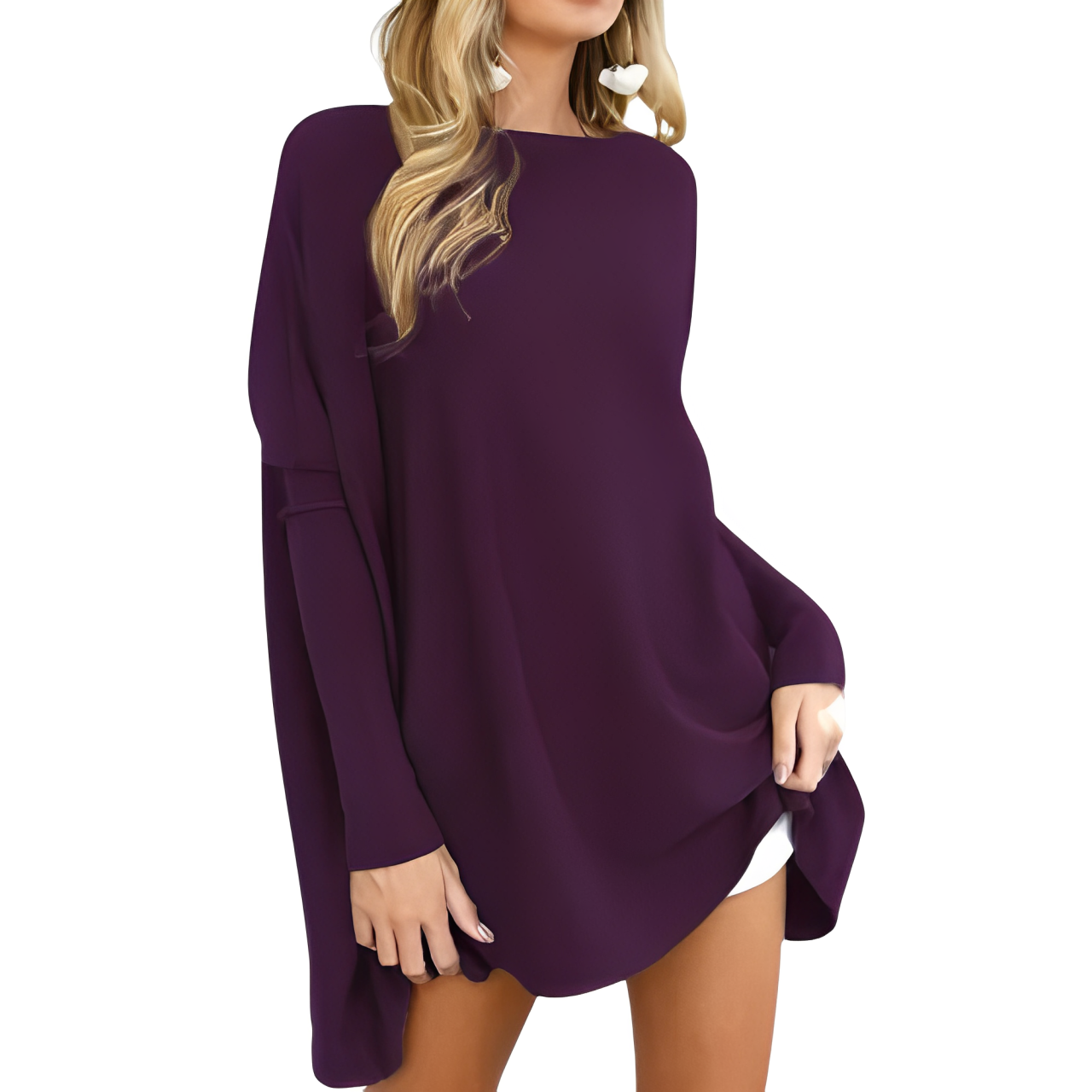 Oversize-Bluse in verschiedenen Farben 11
