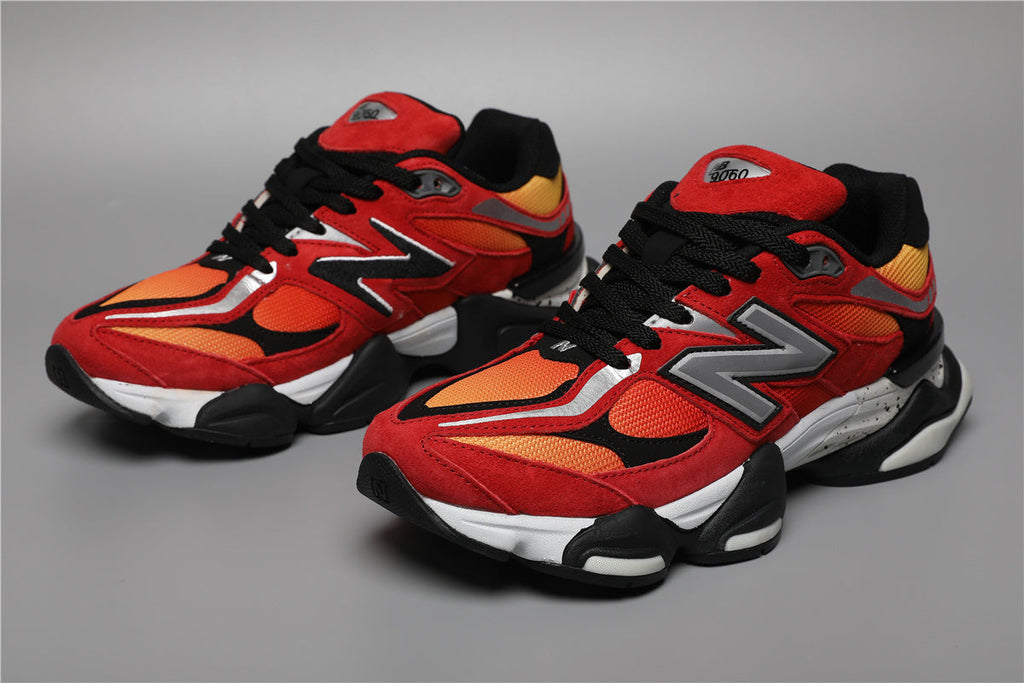 New Balance 9060 Rot Orange Sneakers für jeden Anlass. 4