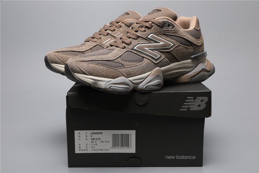 New Balance 9060 in Braun, bequeme Sneakers für jeden Anlass. 5