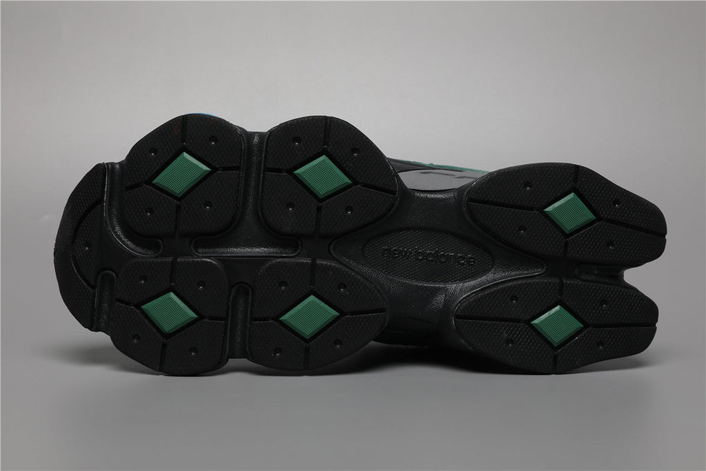 New Balance 9060 Grün Weiß Sneakers für stilvolle Abenteuer. 5