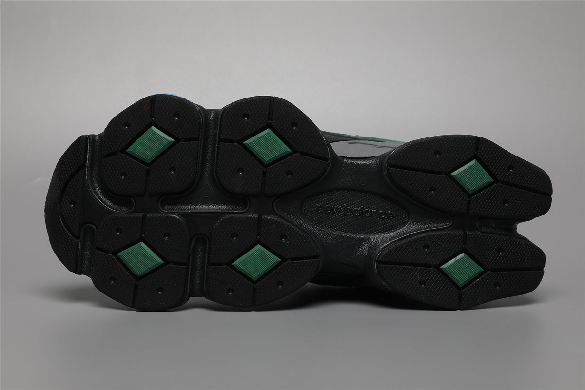 New Balance 9060 Grün Weiß Sneakers für stilvolle Abenteuer. 5