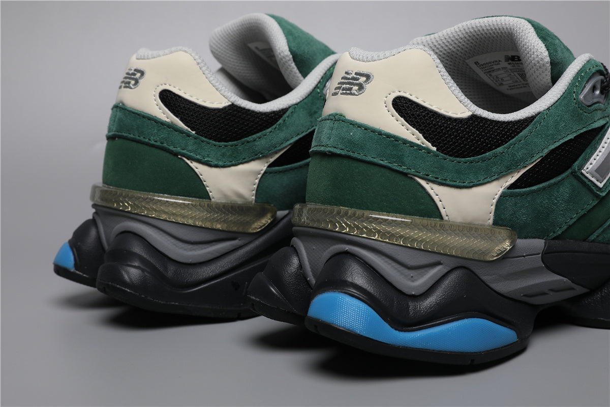 New Balance 9060 Grün Weiß Sneakers für stilvolle Abenteuer. 7