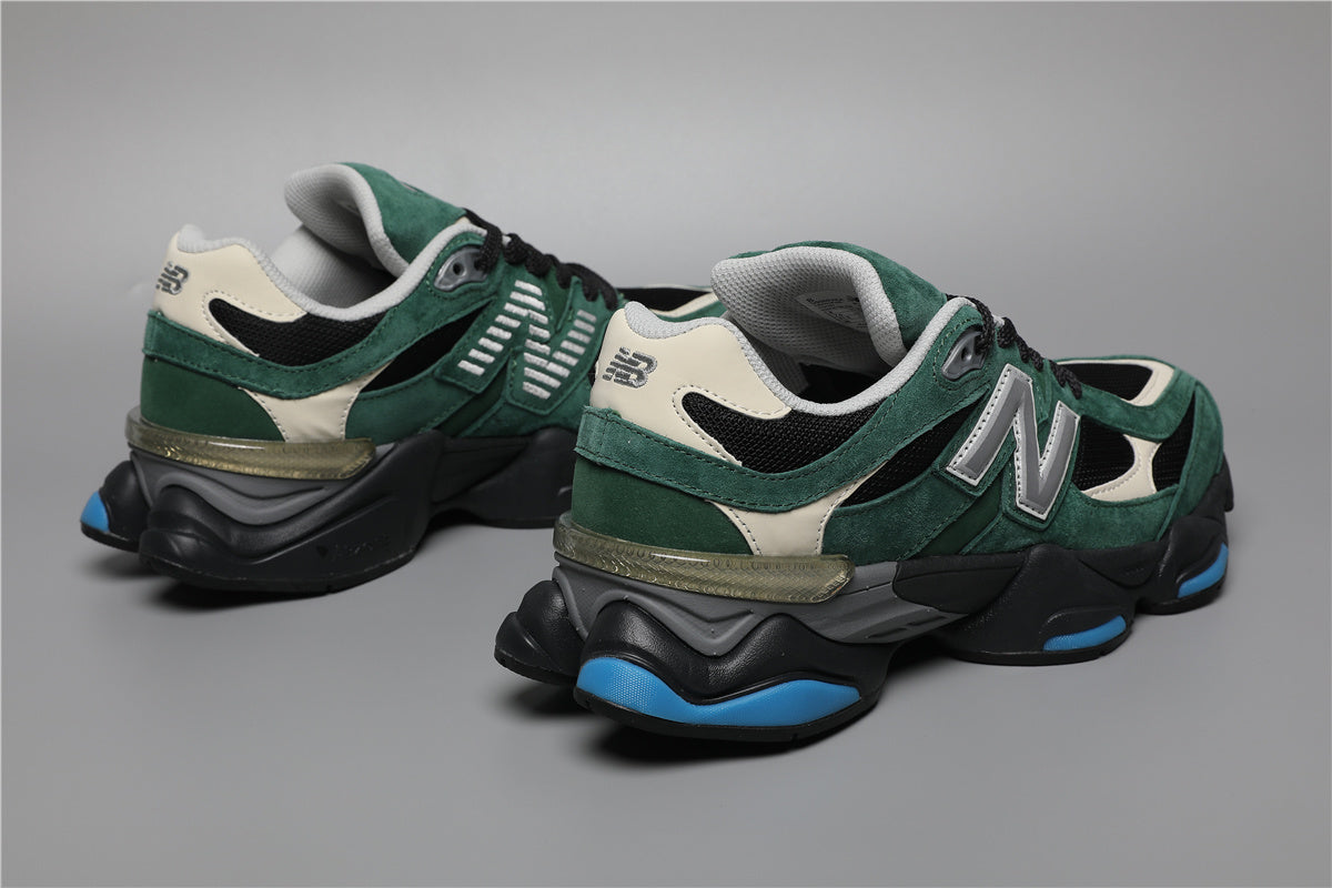 New Balance 9060 Grün Weiß Sneakers für stilvolle Abenteuer. 8