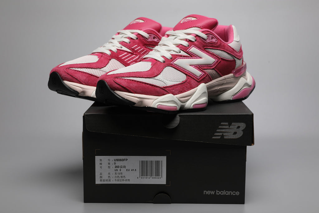 New Balance 9060 in Rot Rosa für sportliche Eleganz. 9