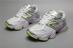 New Balance 9060 Weiße Grüne Sneakers für stilvolle Auftritte. 9