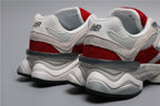 New Balance 9060 Weiße Rote Sneakers für Herren und Damen 2