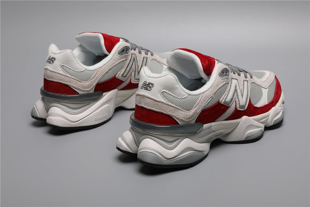New Balance 9060 Weiße Rote Sneakers für Herren und Damen 5