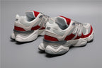 New Balance 9060 Weiße Rote Sneakers für Herren und Damen 5