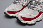 New Balance 9060 Weiße Rote Sneakers für Herren und Damen 6