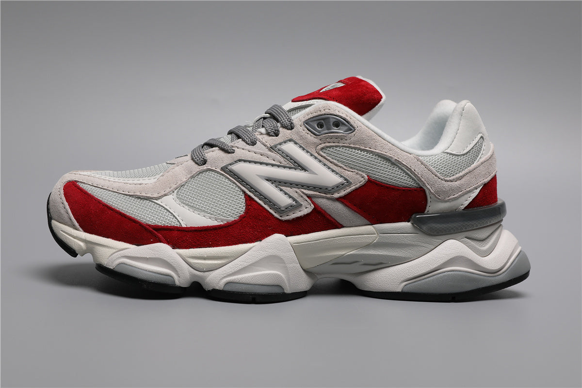 New Balance 9060 Weiße Rote Sneakers für Herren und Damen 8