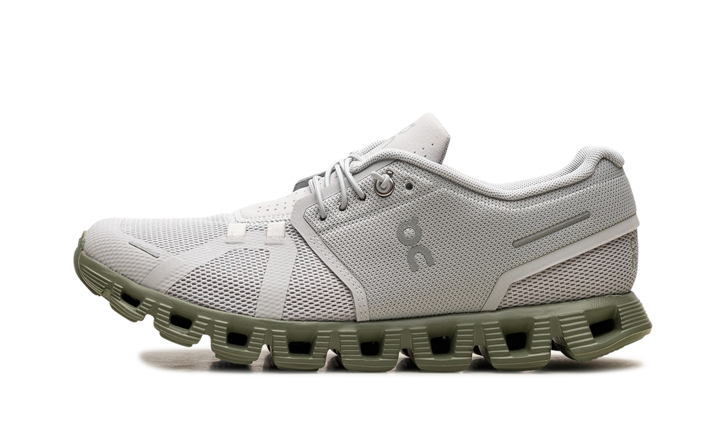 On Running Cloud 5 Sneaker in Gletschergrau und Resedagrün 7