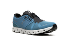 On Running Cloud 5 in Niagara Blau und Schwarz, atmungsaktiver Sneaker. 5