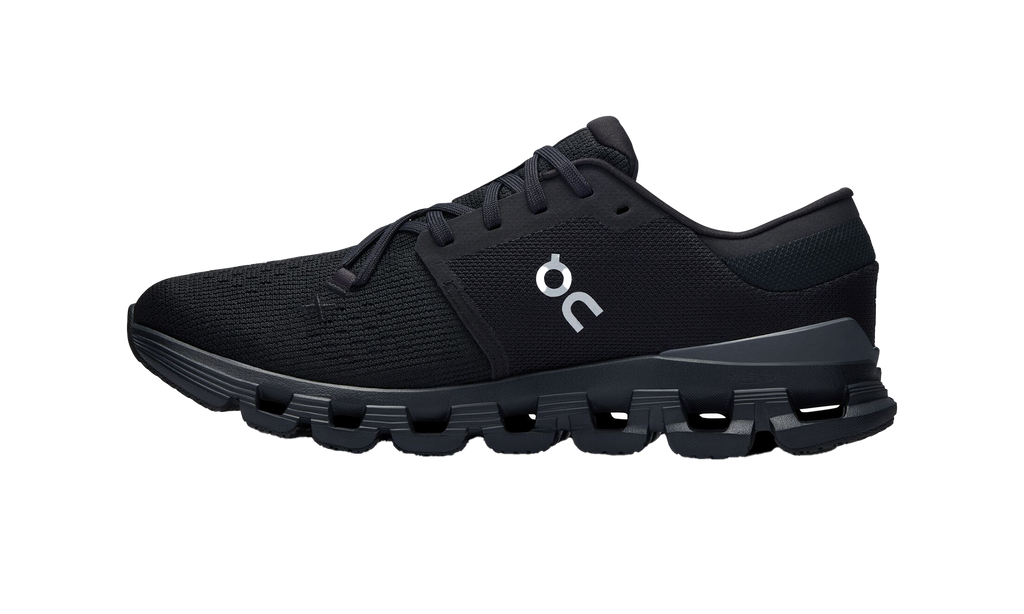 On Running Cloud X 4 in elegantem Schwarz für Damen. 2