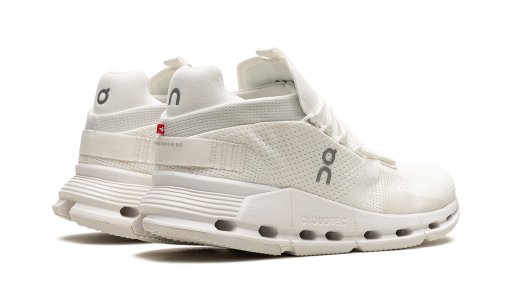 On Running Cloudnova nachhaltige Sneaker in Weiß. 3
