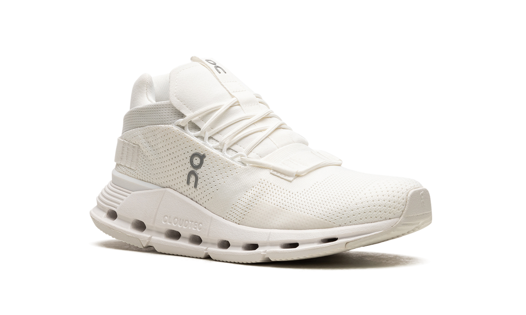 On Running Cloudnova nachhaltige Sneaker in Weiß. 5