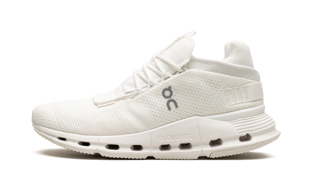 On Running Cloudnova nachhaltige Sneaker in Weiß. 7