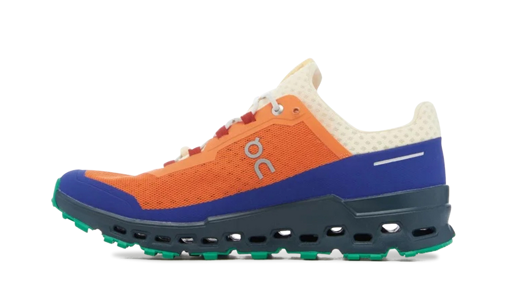 On Running Cloudultra in Flammend Orange und Blau für Läufer 2