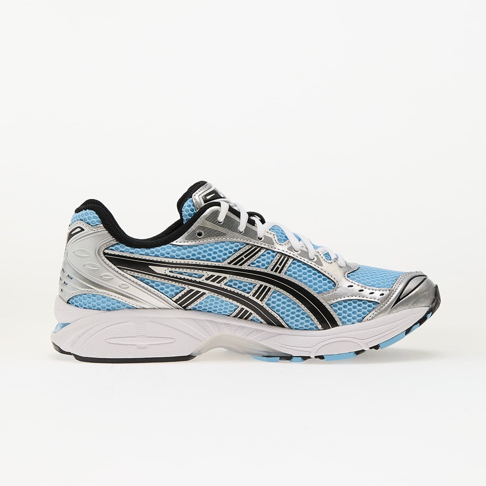 ASICS Gel-Kayano 14 Arctic Sky Pure Silver Sneakers in Eisblau und Silber. 4