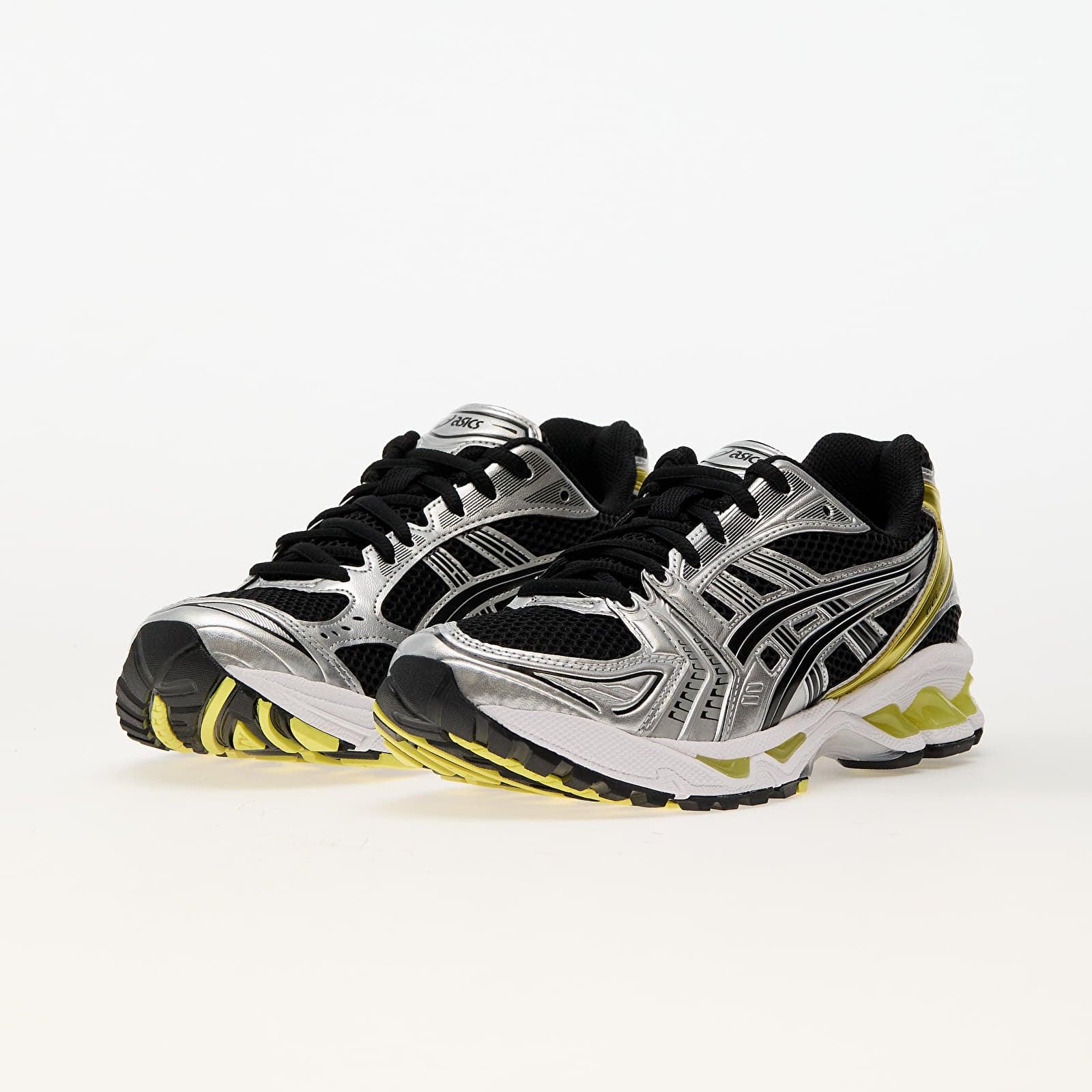 ASICS Gel-Kayano 14 Schwarz Lemon Spark Sneakers für sportliche Aktivitäten. 2