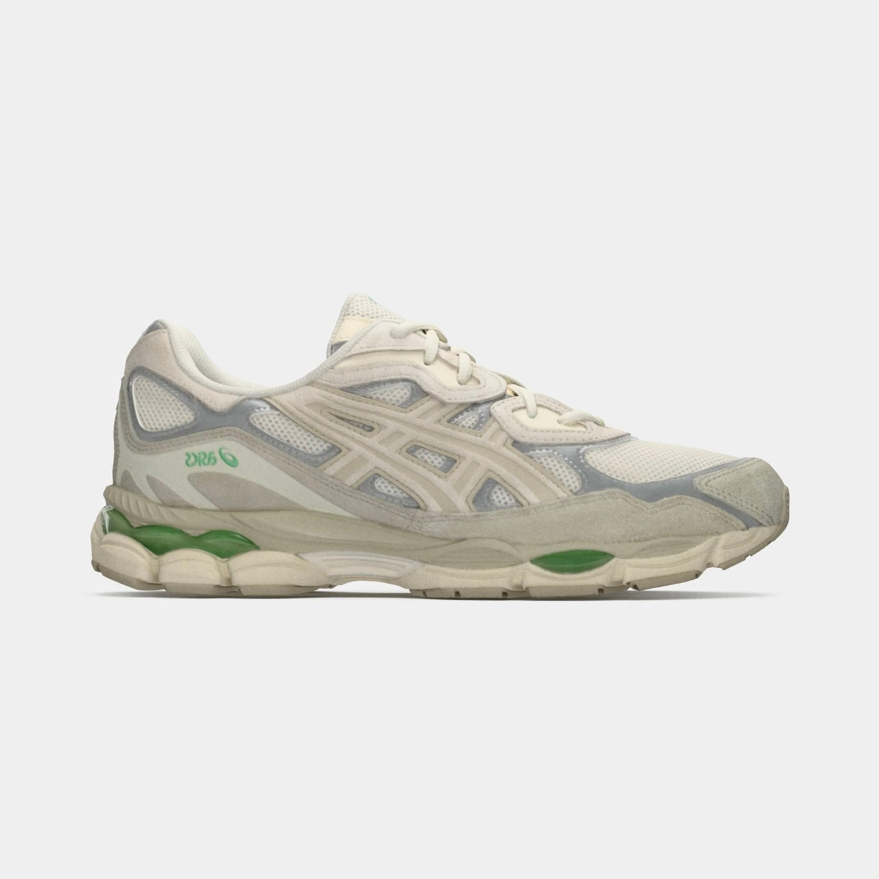 ASICS Gel-NYC Cream Fossil Sneakers in Creme und Fossil