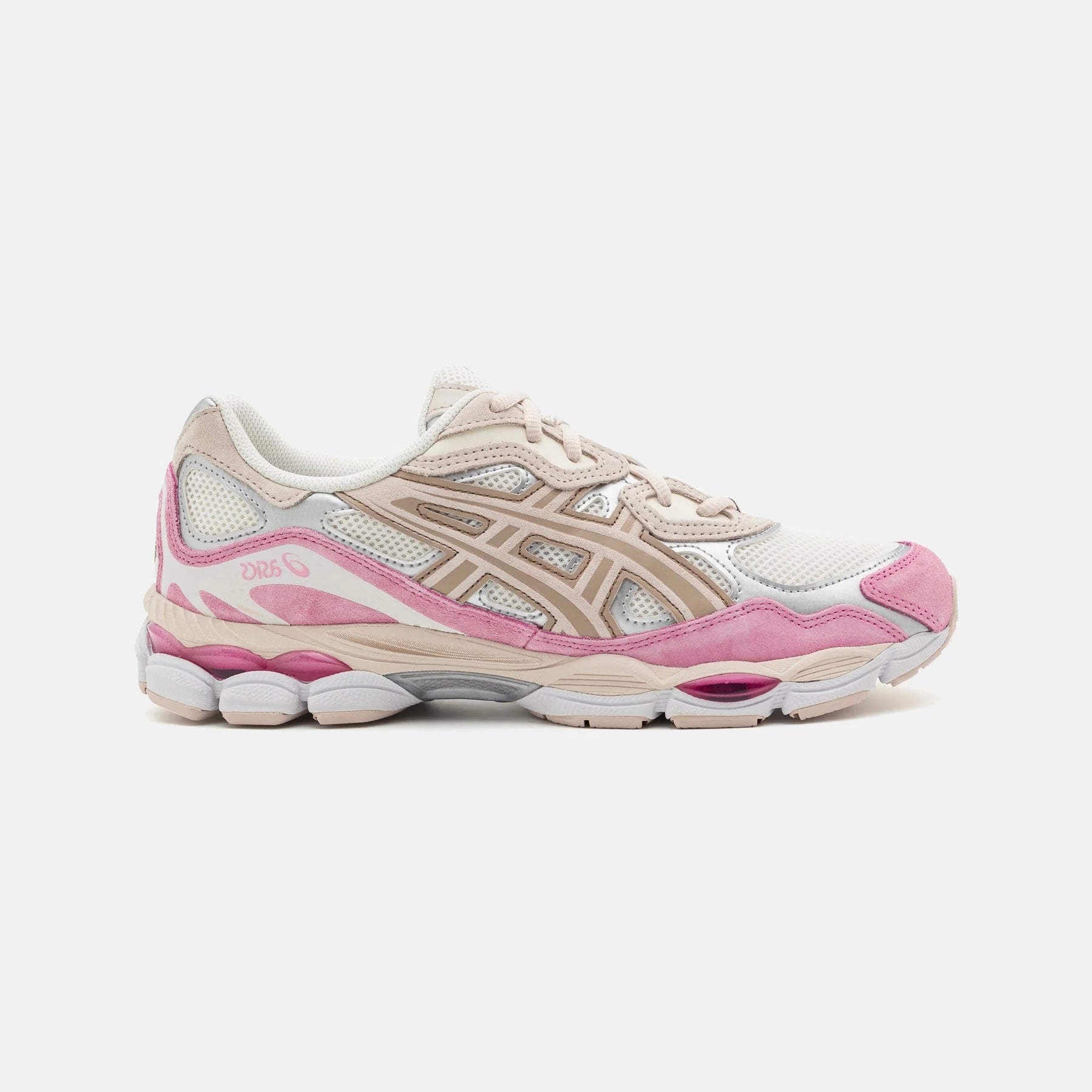 Asics Gel-NYC Creme Mineral Beige Pink Sneakers für Herren und Damen.