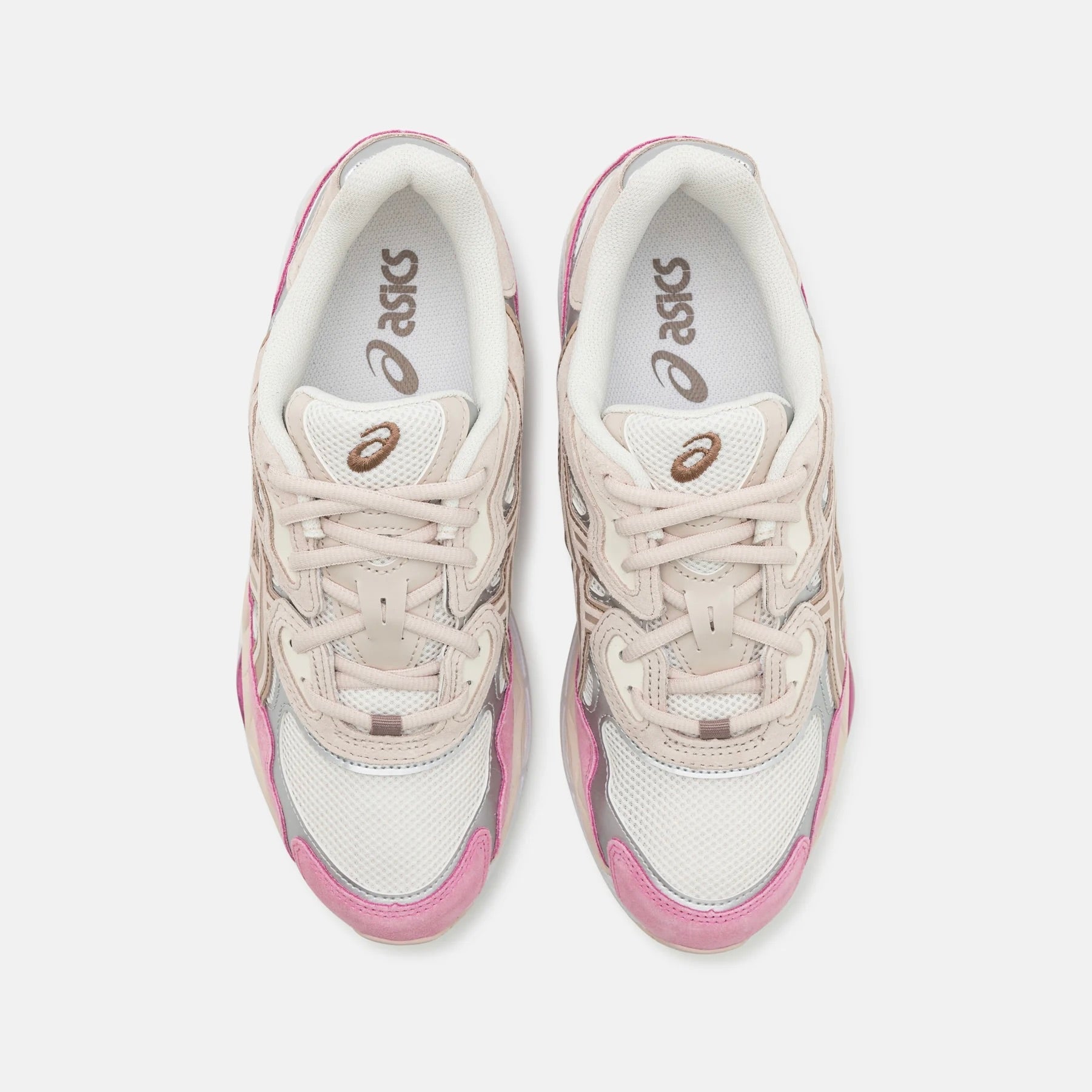 Asics Gel-NYC Creme Mineral Beige Pink Sneakers für Herren und Damen. 4