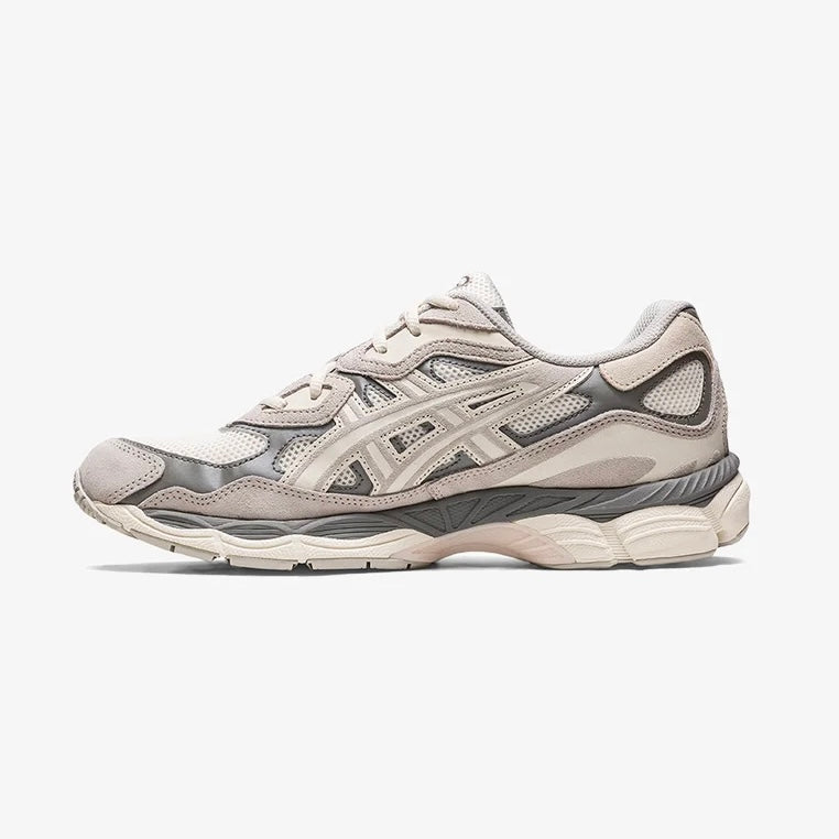 Asics Gel-NYC Graue Sneakers in atmungsaktivem Mesh mit Gummisohle. 7