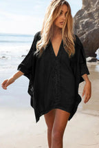 Strandbluse Black, lässig und stilvoll für den Sommer 17
