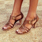 Damen Komfort Absatzsandalen in eleganten Farben für den Sommer. 2
